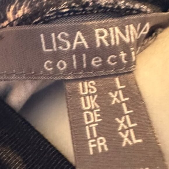 Black and cream tight cotton dress - MIDI - Large - Picture 3 of 3